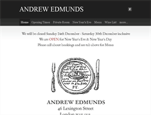 Tablet Screenshot of andrewedmunds.com